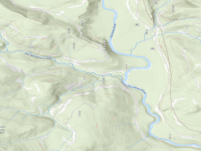USGS topographic map of Chelan County