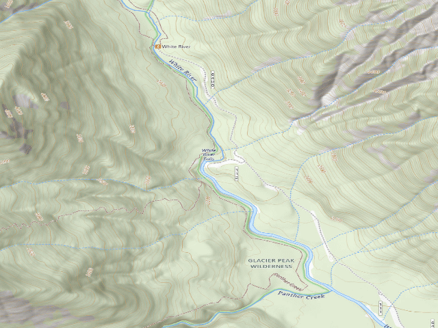 USGS topographic map of Chelan County