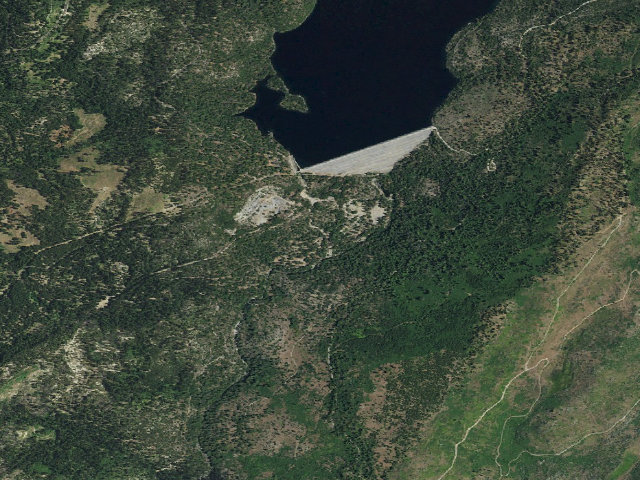 Aerial image of Cherry Borrow Site