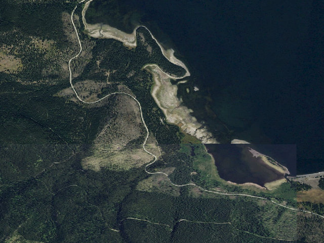 Aerial image of Cherry Creek Campground