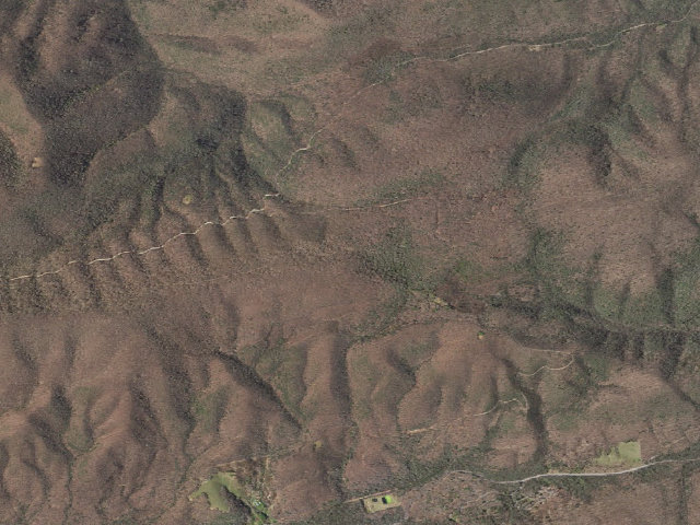 Aerial image of Cherry Tree Iron Mountain Shelter