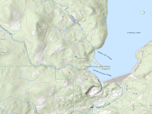 USGS topographic map of Cherry Valley