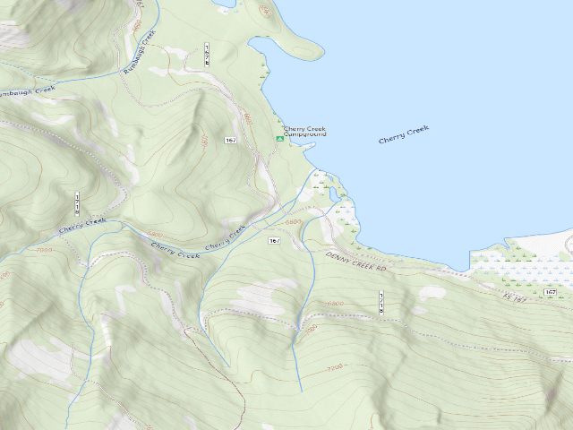USGS topographic map of Cherrycr Disp 1
