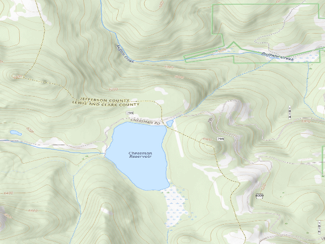 USGS topographic map of Chessman Rd 299 006