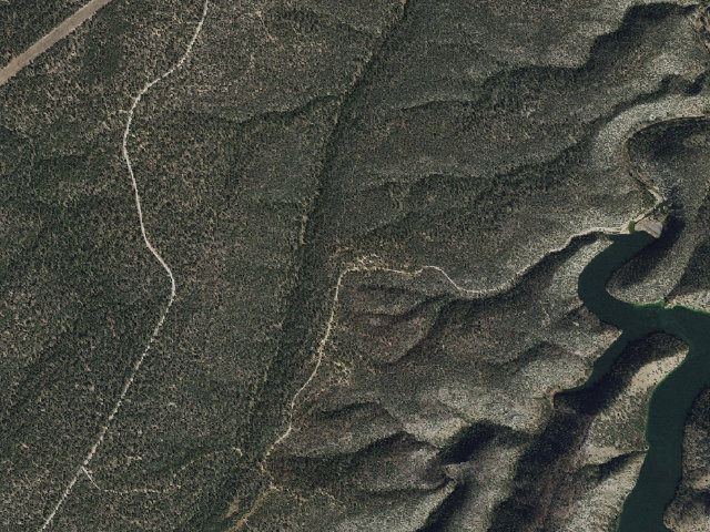 Aerial image of Chevelon Canyon Lake Cg