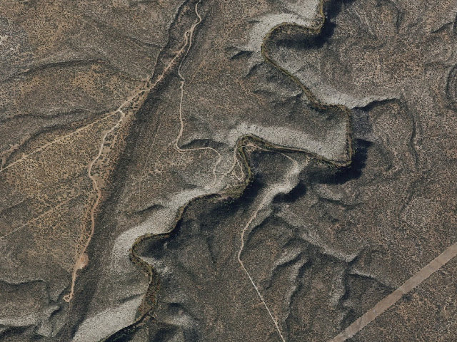 Aerial image of Chevelon Crossing Campground