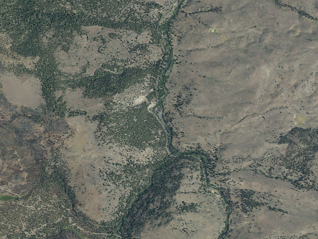 Aerial image of Chewaucan Crossing Campground / Trailhead
