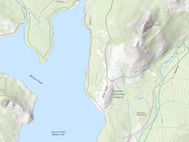 USGS topographic map of Chicken Rock