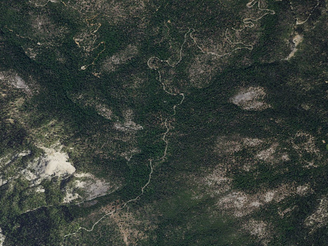 Aerial image of Chilkoot