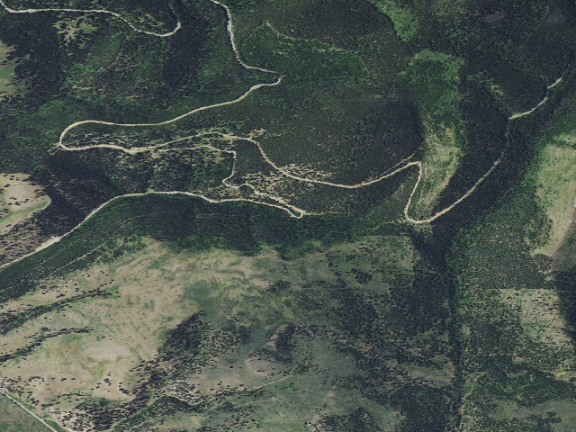 Aerial image of Chimney Crk-Rd 1163-001