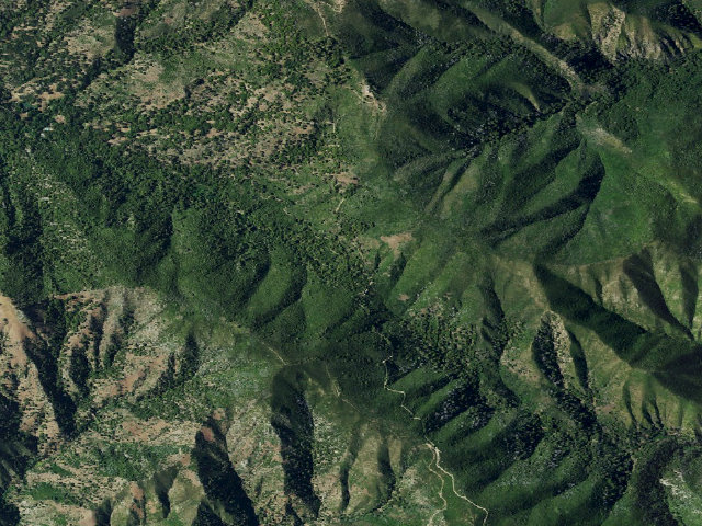 Aerial image of China Camp Campground