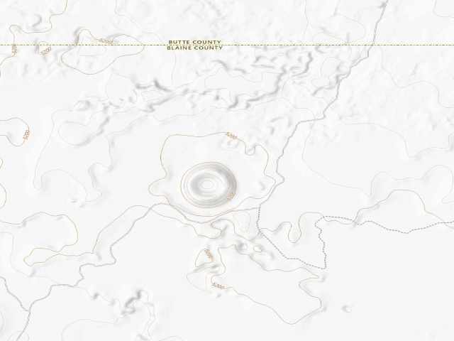 USGS topographic map of China Cup Butte Isa Wilderness Study Area