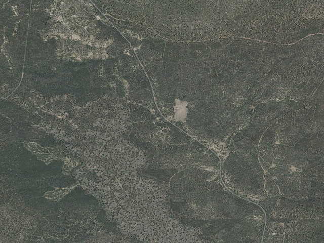 Aerial image of China Hat Campground