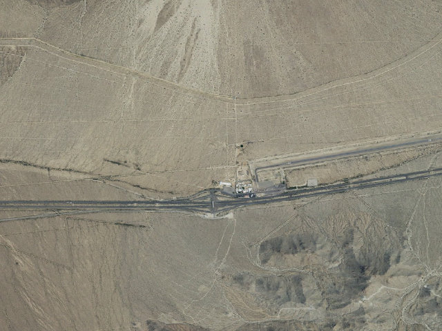 Aerial image of Chiriaco Summit BLM Campground