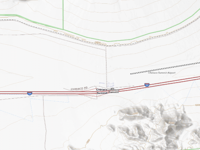 USGS topographic map of Chiriaco Summit BLM Campground
