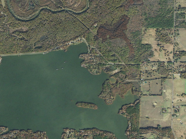 Aerial image of Chittman Hill Camping Area