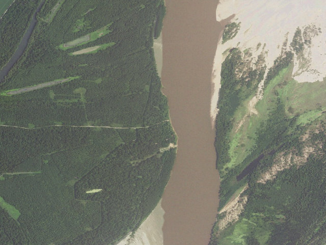 Aerial image of Choctaw Camping Area #2