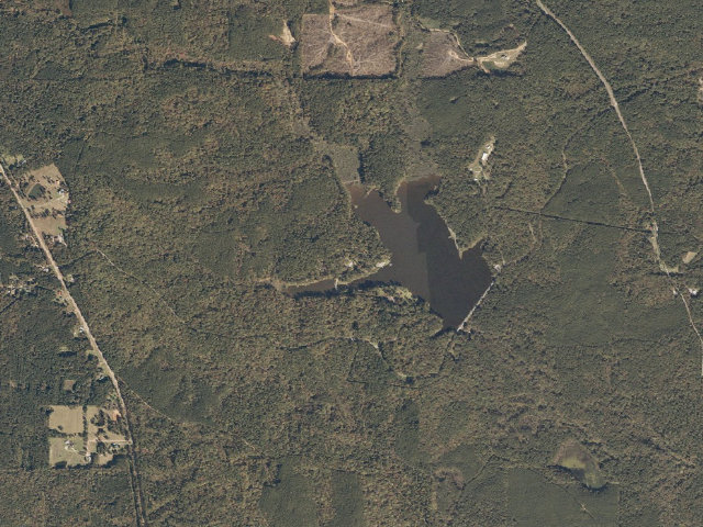 Aerial image of Choctaw Lake Rec Area