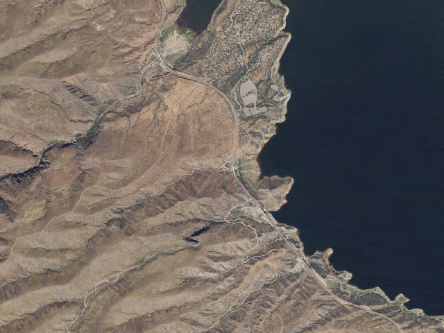 Aerial image of Cholla Bay Dispersed