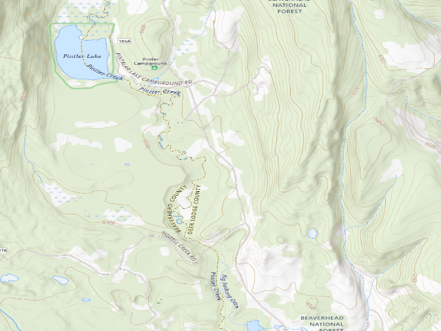 USGS topographic map of Chopped Wood