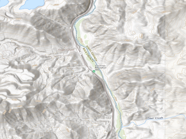 USGS topographic map of Christmas