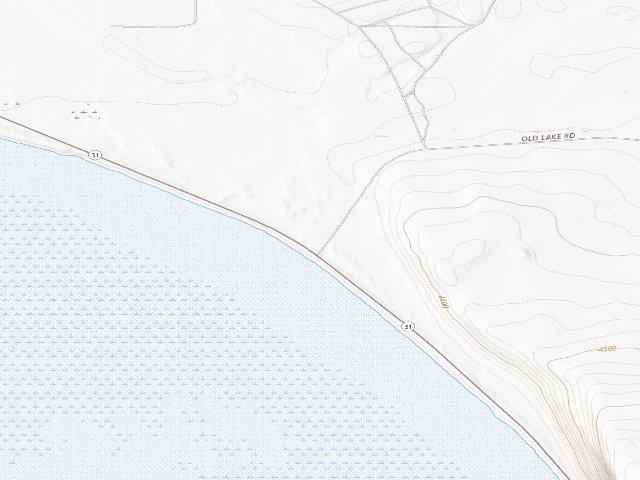 USGS topographic map of Christmas Valley Back Country Byway