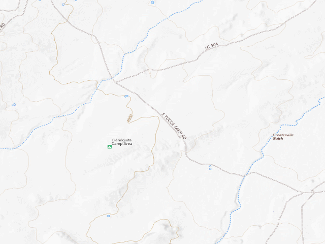 USGS topographic map of Cieneguita BLM