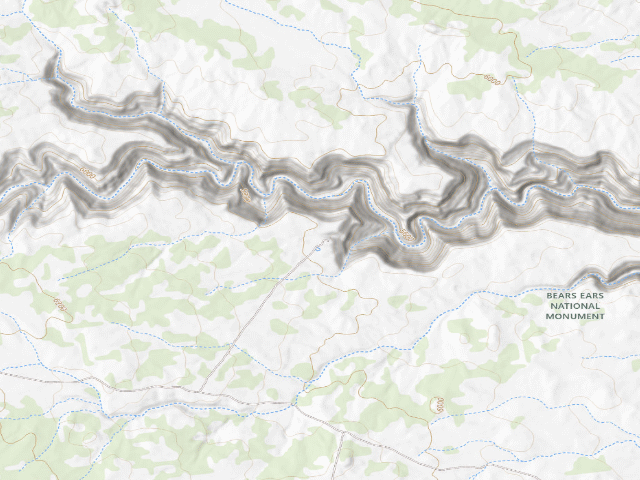 USGS topographic map of Cigarette Springs Camp 4 (Utah Trust Land)