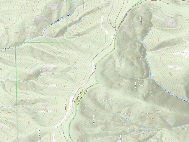 USGS topographic map of Cinnamon Bear Saddle-02
