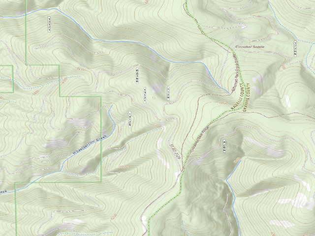 USGS topographic map of Cinnamon Bear Saddle-03