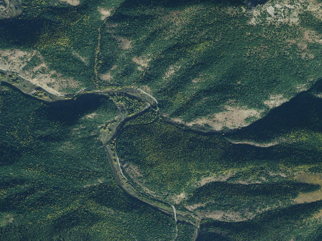 Aerial image of Cinnamon Creek