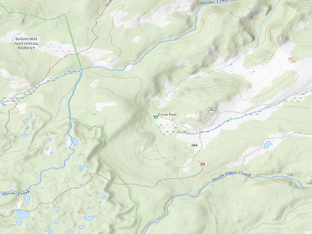 USGS topographic map of Circle Park