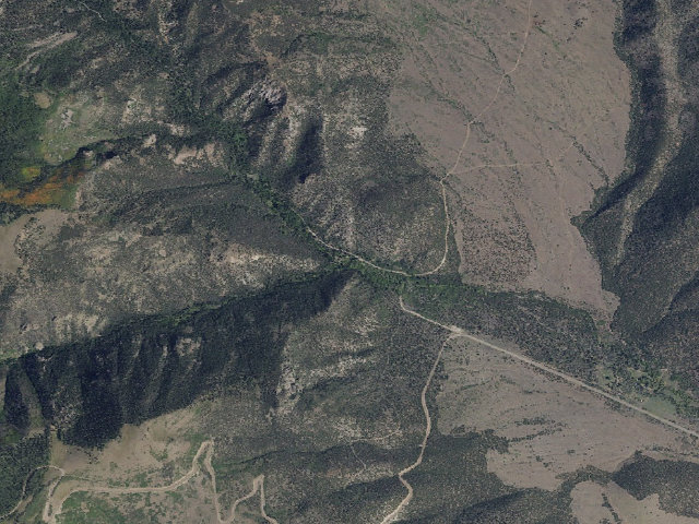 Aerial image of City Creek Rec Site
