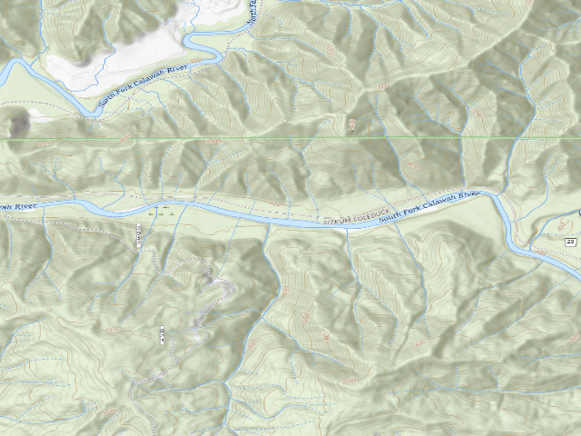 USGS topographic map of Clallam County