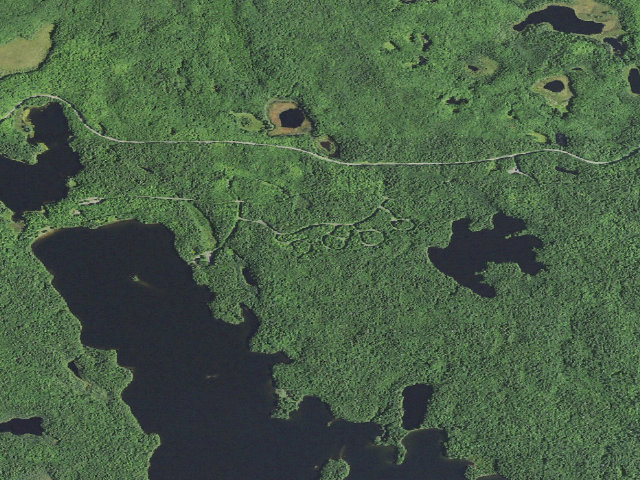 Aerial image of Clark Lake - Sylvania Camp