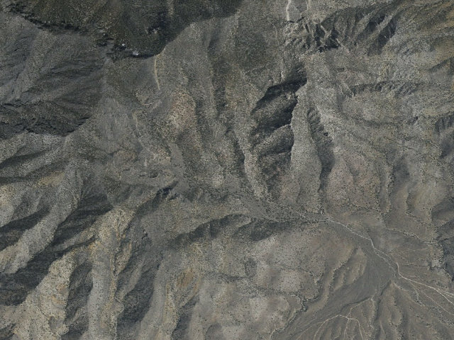 Aerial image of Clark Mountain Camp