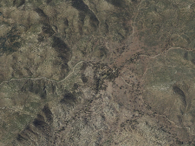 Aerial image of Clark'S Ranch Trail Yellow Post Site