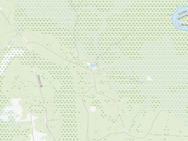 USGS topographic map of Clayhole Swamp WMA - Check Station Camp