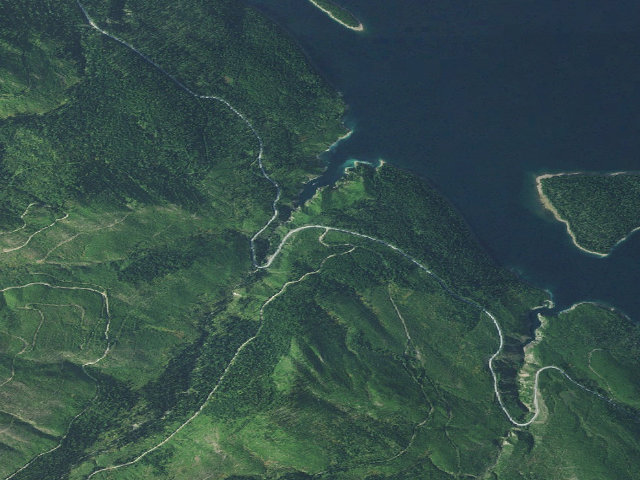 Aerial image of Clayton Creek Gate