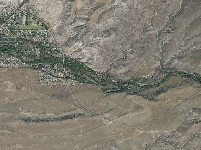 Aerial image of Clear Creek National Forest Campground