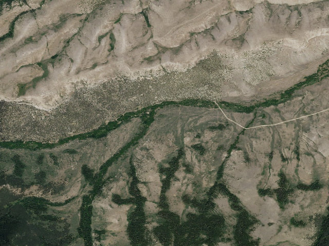 Aerial image of Clear Creek
