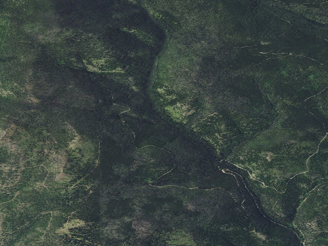 Aerial image of Clear Crk-Rd 1831-008