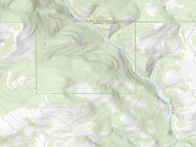 USGS topographic map of Clear Crk-Rd 1831A1-016