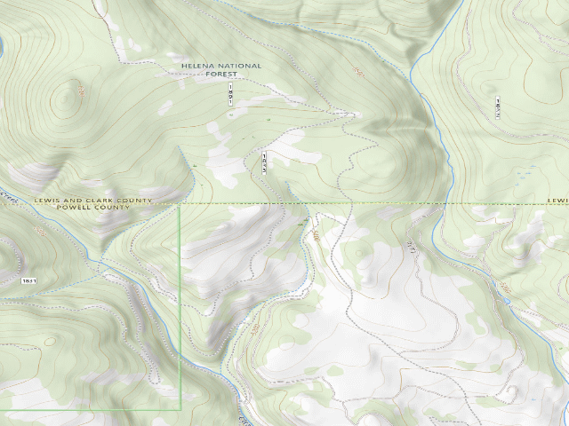 USGS topographic map of Clear Crk-Rd 1833-011