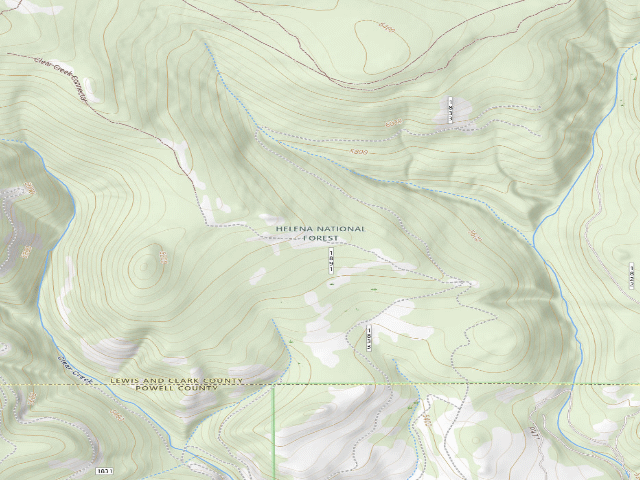 USGS topographic map of Clear Crk-Rd 1833-021