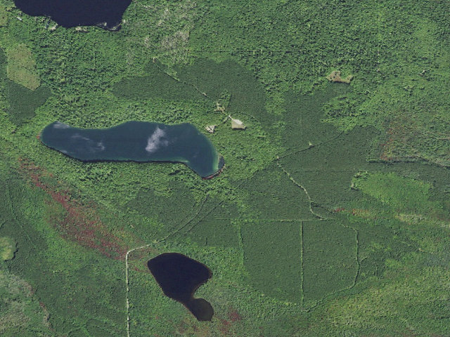 Aerial image of Clear Lake Camping Area