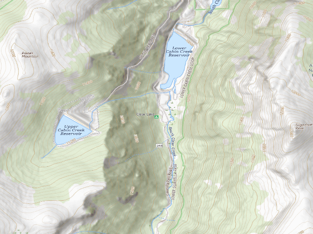 USGS topographic map of Clear Lake