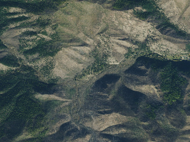 Aerial image of Clearwater Crossing Campground