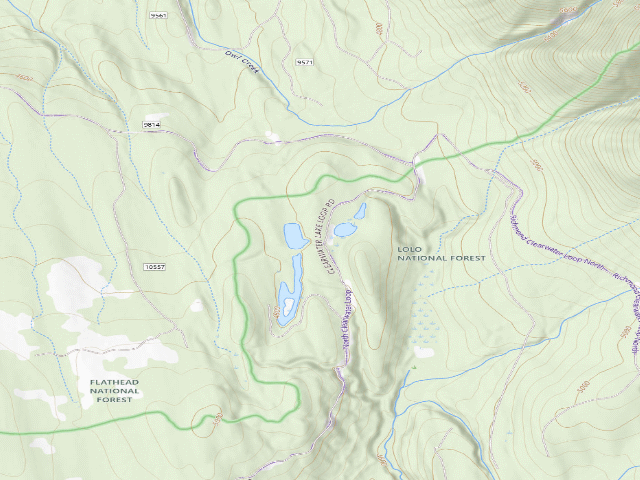 USGS topographic map of Clearwater Loop 07