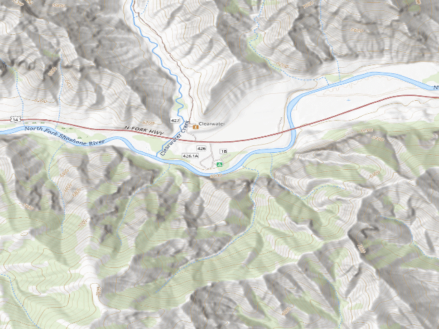 USGS topographic map of Clearwater